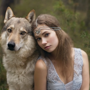 8 - Дрессированный волк на праздник в Москве